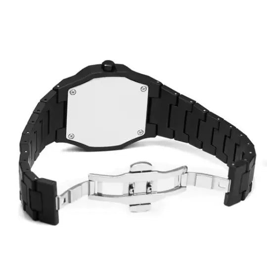 ⌚ ساعة عربية ملكية باللون الأسود 🖤 Nexora Shop